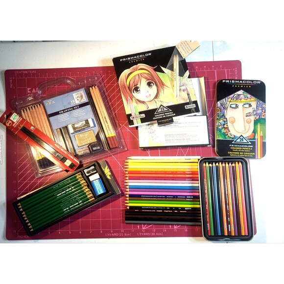 Assorted Prismacolor Premier Colors Pro Art Drawing Graphite Drawing Pencil Sets - Picture 2 of 10